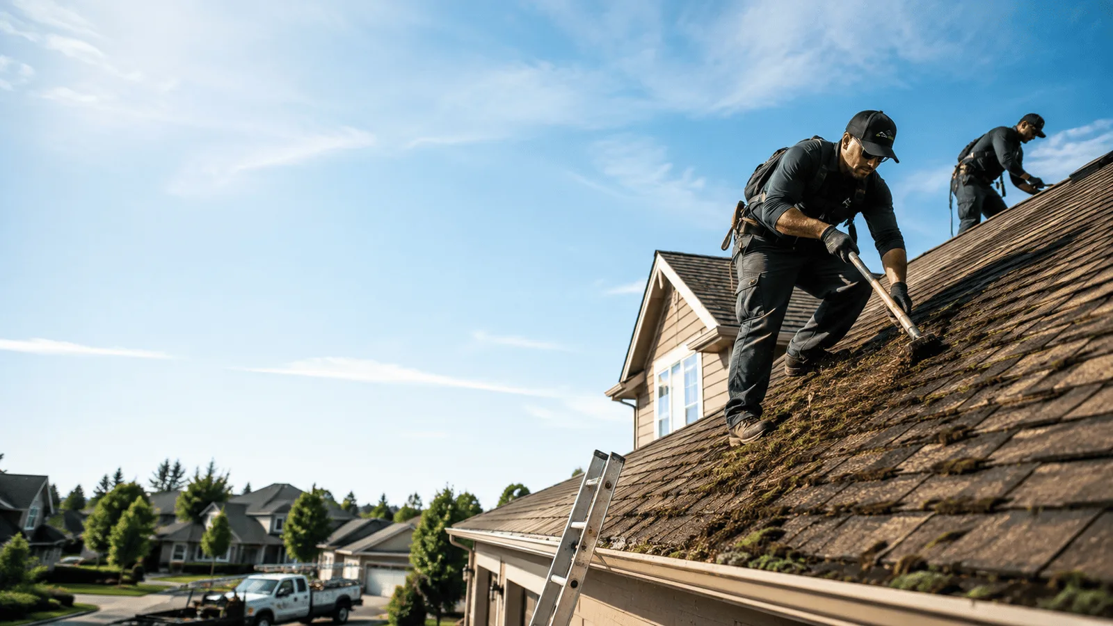 Roof Moss Removal in New Washington, OH near me